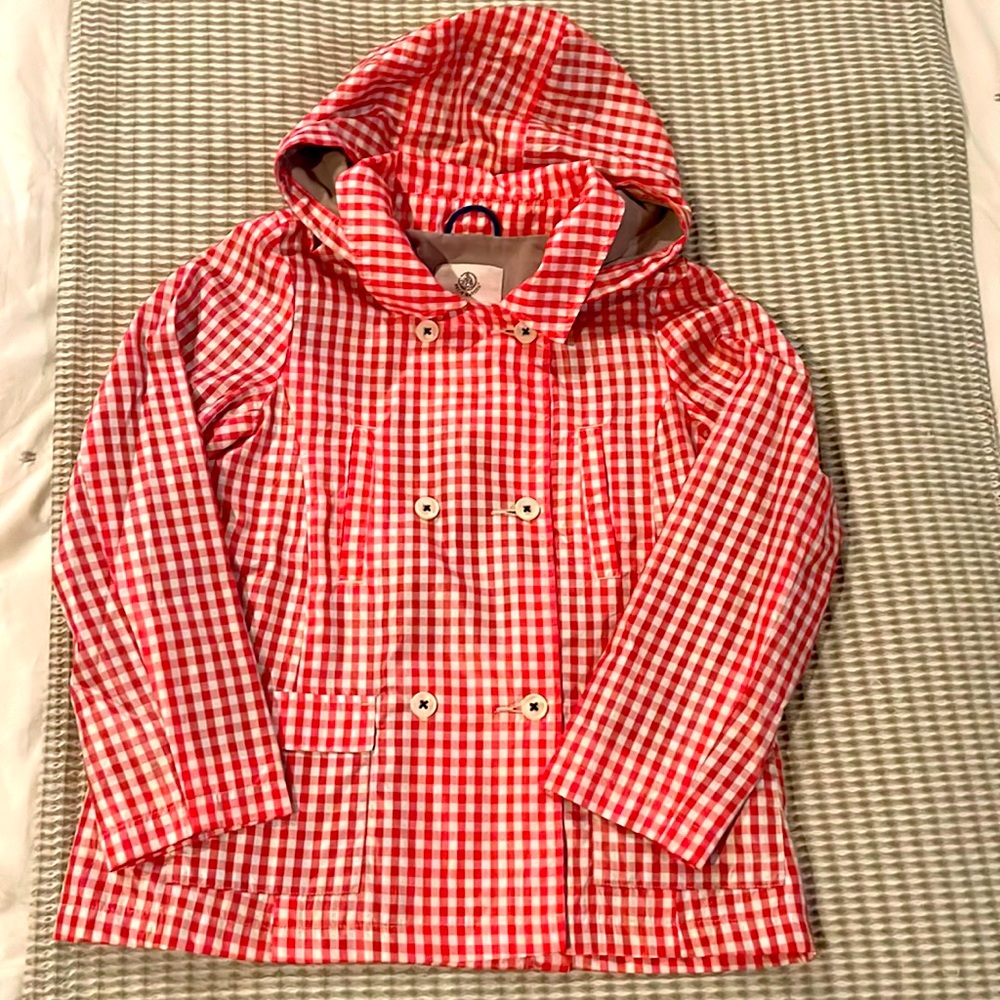 Petit Bateau rain jacket. Barely worn and in excellent condition.